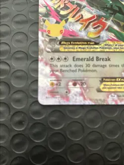 Pokemon M Rayquaza EX Celebrations Classic Collection Holo 76/108 220 HP - Image 2
