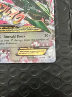 Pokemon M Rayquaza EX Celebrations Classic Collection Holo 76/108 220 HP - Image 3