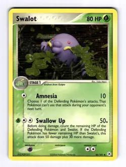 Swalot Hidden Legends #50 (2004) Uncommon NM Pokemon - Image 1