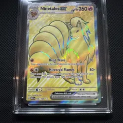 Ninetales EX Full Art Rare 186/165 Scarlet & Violet 151 - Pokemon TCG - Ace 9 - Image 3