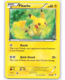 Pokemon - Pikachu 26/83 - Generations - Common - LP - Image 1