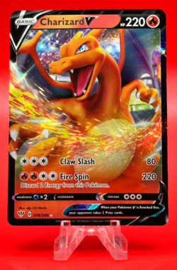 Pokemon TCG - Charizard V 019/189 Holo Rare V Darkness Ablaze NM - Image 1