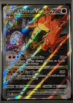 PSA Mint 9- Charizard VSTAR SWSH262 Holo Black Star Promo-2022 Pokemon SWSH UPC - Image 2