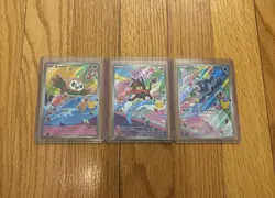 Pokemon 2026 First Partner Illustration Collection Series 1 Promos Set 43-45 NM - Image 1