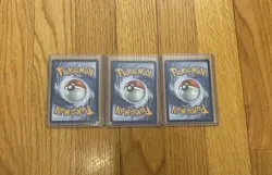 Pokemon 2026 First Partner Illustration Collection Series 1 Promos Set 43-45 NM - Image 2