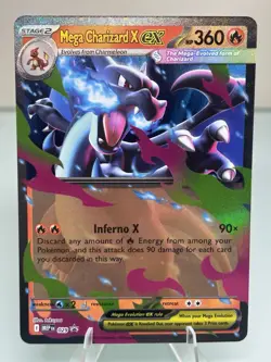 Pokemon TCG Mega Charizard Y Ex 030 Promo & Mega Charizard X Ex 029 Promo w Tins - Image 3