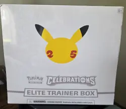 2021 Pokemon Celebrations Elite Trainer Box 25th Anniversary ETB NEW SEALED - Image 1