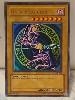 1996 YuGiOh 1st Edition Dark Magician #SDY-006 LP - Image 1