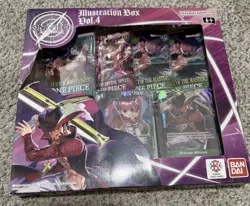 One Piece Illustration Box Vol 4 IB-04 4 Packs 2 Promos English Sealed, READ!! - Image 1