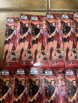 One Piece Card Game EB-03 Heroines Sleeved Booster Packs Lot of 20 Sealed - Image 2