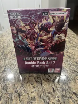 Sealed ONE PIECE DOUBLE PACK SET DISPLAY A FIST OF DIVINE SPEED ENG OP11 - Image 1