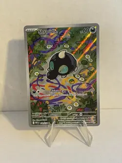 Pokemon TCG Shroodle 149/132 Illustration Rare Mega Evolutions - Image 1