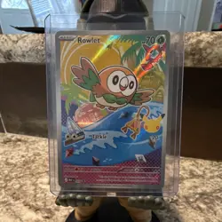 Pokemon Rowlet Promo HOLO celebrations 30th illustration rare. 2026 near mint - Image 1