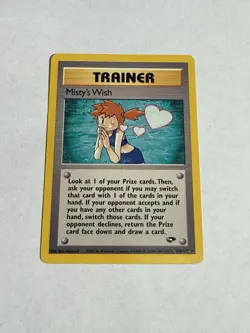 Misty's Wish 108/132 Gym Challenge Regular [LP] Pokemon TCG - Image 1