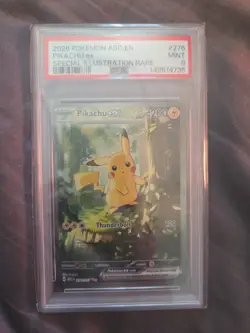 2026 POKEMON ASC EN-ASCENDED HEROES SPECIAL ILLUSTRATION RARE PIKACHU EX PSA 9 - Image 1