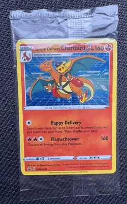 Special Delivery Charizard SWSH075 Pokemon Center Promo Sealed - Image 1