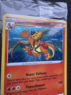 Special Delivery Charizard SWSH075 Pokemon Center Promo Sealed - Image 2