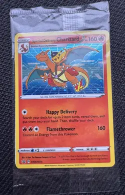 Special Delivery Charizard SWSH075 Pokemon Center Promo Sealed - Image 4