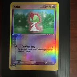 Pokemon Ralts EX Ruby & Sapphire Reverse Holo 66/109 Basic HP50 Confuse Ray - Image 1