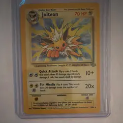 Pokemon Jolteon Jungle 04/64 Holo Rare Stage 1 Unlimited English 1999 - Image 1