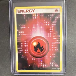 Pokemon Fire Energy Emerald 102/106 Holo Rare 2005 NM - Image 1