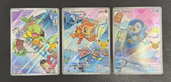 Pokemon 2026 First Partners Illustration Collection Promo Set - Sinnoh Starters - Image 1