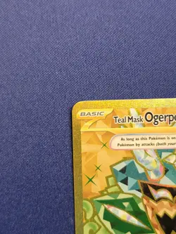 Pokemon TCG Teal Mask Ogerpon ex 221/167 Sv06: Twilight Masquerade Hyper Rare NM - Image 3