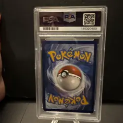 Pokemon Destined Rivals Gold Team Rockets Mewtwo EX Hyper Rare 240/182 PSA 9 - Image 2