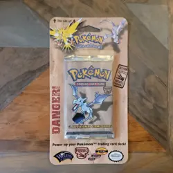 Pokemon Fossil RARE Blister Booster Pack WOTC Factory Sealed Mint Aerodactyl Art - Image 2