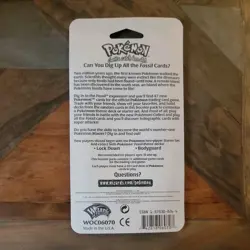 Pokemon Fossil RARE Blister Booster Pack WOTC Factory Sealed Mint Aerodactyl Art - Image 3