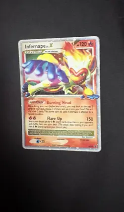 Pokemon Infernape LV.X DP10 Diamond & Pearl Promo-Damaged - Image 1