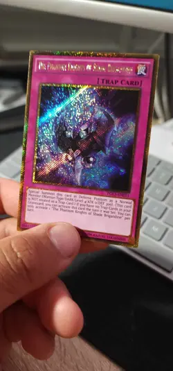 Yugioh the phantom knights of shade brigadine PGL3-EN015 Gold Secret 1st Ed NM - Image 1