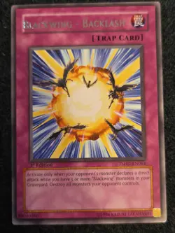 *Misprint* Blackwing - Backlash TSHD-EN064 - Yu-Gi-Oh! 1st Edition Nameshift - Image 1