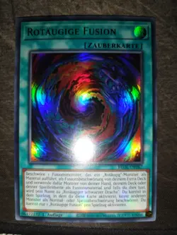 YuGiOh Rotaugige Fusion Ultra Rare 1. Auflage BROL-DE067 Red-Eyes Near Mint - Image 1