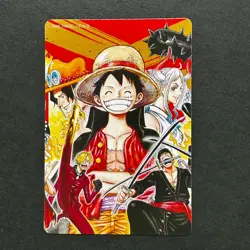 PREORDER Luffy Double Sticker Japanese One Piece Natsucomi Eiichiro Oda 2022 - Image 1