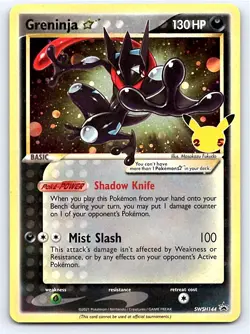 Pokemon Greninja Star SWSH: Sword & Shield Promo Cards #SWSH144 [LP] - Image 1