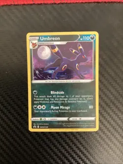 Umbreon SWSH129 Black Star Promo Holo Pokemon Card NM - Image 1