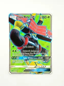 Tapu Bulu GX 130/147 Burning Shadows NM Full Art Pokemon Card - Image 1