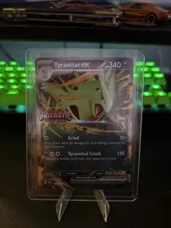 Tyranitar ex (Prismatic Evolutions Stamped) 064/131 Pokemon Card NM - Image 1