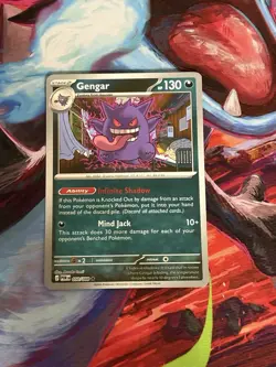 Gengar 050/088 Perfect Order Reverse Holo English Rare Pokemon Card - Image 1