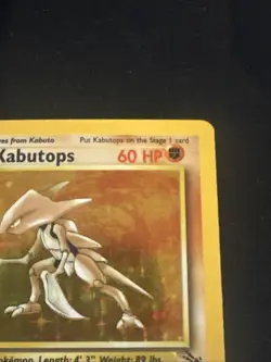 Pokemon TCG Kabutops Holo Rare Card 9/62 Fossil - Image 5