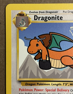 Dragonite Kids WB Black Star Promo Card Vintage Pokemon TCG WOTC Light Play - Image 2