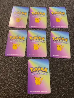1998 KFC Pokemon Mini Cards Set Complete Lot Of 7 out of sealed box - Image 5