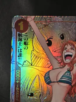 ONE PIECE CARD GAME OP01-016 Nami Manga Japanese PRB The Best Manga Rare - Image 3