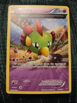 Natu 28/108 - XY Roaring Skies - Full Art - Pokemon Trading Card - Image 1