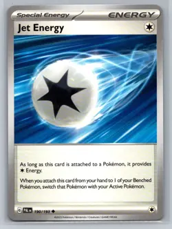 Jet Energy #190/193 SV02: Paldea Evolved Uncommon - Pokemon Cards H29 - Image 1