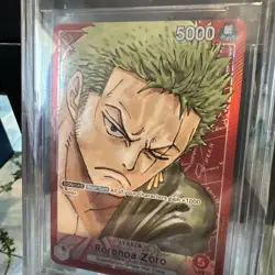 Roronoa Zoro Alt Art Parallel Card BGS 9.5 One Piece Romance Dawn OP01 English - Image 3