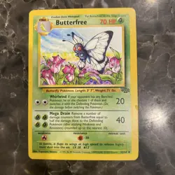 Pokemon TCG Jungle Unlimited Butterfree Card #33/64 Regular - Image 1