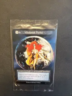 Sorcery Contested Realm TCG - Waypoint Portal - SEALED DUST PROMO CARD NM - Image 1
