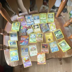 Pokemon TCG 27 Card Lot - Lapras, Pikachu, Trainer, Energy, Holo, Regular - Image 1